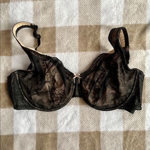Cacique Lane Bryant Unlined Lace Full Coverage Bra